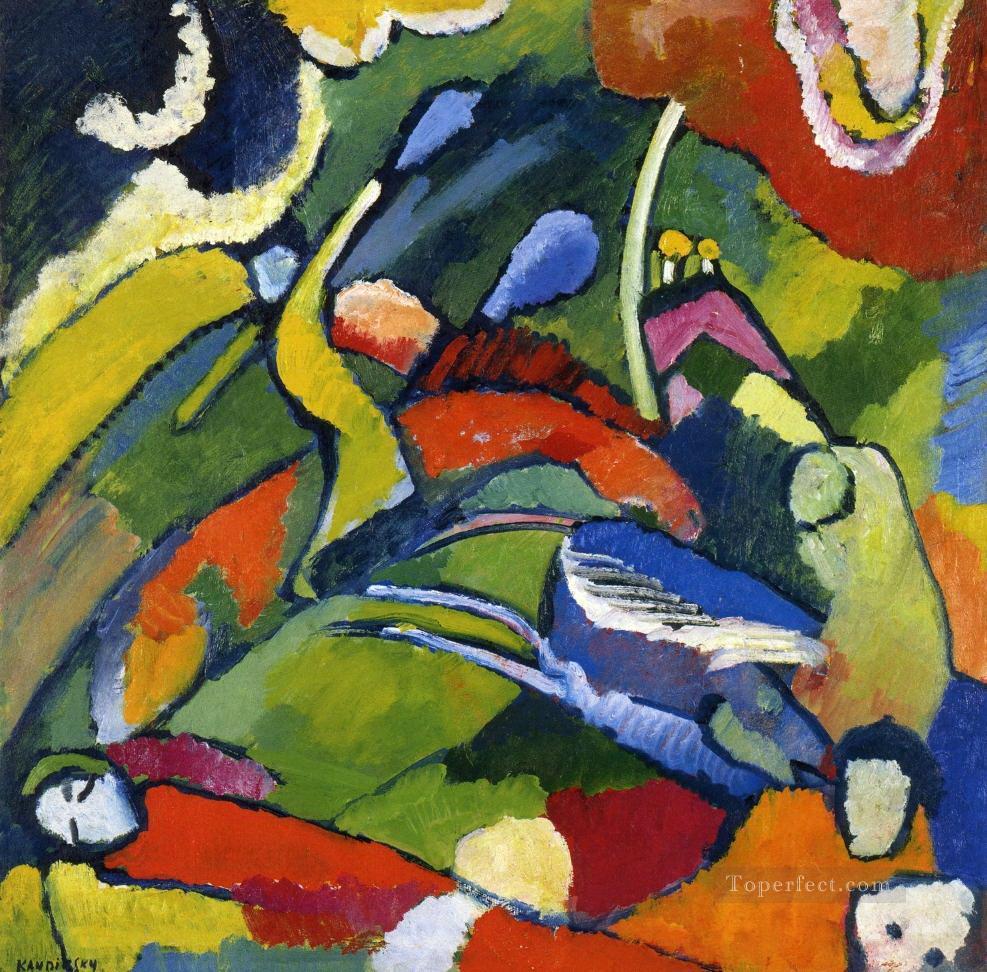 Two riders and reclining figure Wassily Kandinsky Oil Paintings